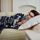thumbnail image 4 of LHSHID Flannel Throw Blanket Dark Blue Birthday Theme Ideas for Women/Men 50"x60", 4 of 4