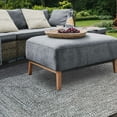 thumbnail image 5 of BNM Indoor/ Outdoor Multihued Rug, 4' x 6', Slate- White, 5 of 7