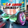 thumbnail image 2 of HOVERSTAR Bluetooth Hoverboard, LBW12A Color cromado o monopatín eléctrico de piel impresa con ruedas intermitentes LED, 2 of 5