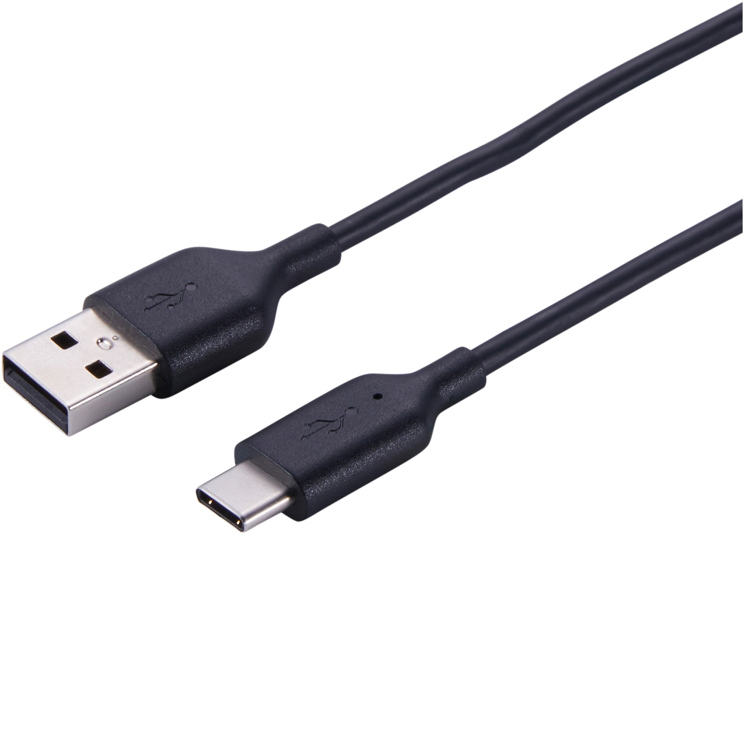 onn. USB Type-C to USB Type-A Cable, 6 Feet, Black - Walmart.com