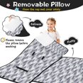 thumbnail image 3 of Gray Christmas Tree Pattern Toddler Nap Mats for Kids Preschool,59"x22" Sleeping Mat Bag or Kids,Toddler Sleeping Bag,Toddler Nap Mat or Daycare, 3 of 6