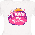 thumbnail image 4 of Inktastic I Love My Mommy Girls Girls Long Sleeve Baby Bodysuit, 4 of 5