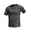 Dark Gray, variant on Workout Shirts for Men Short Sleeve Quick Dry Performance Tee Moisture Wicking Bodybuilding Athletic Lightweight Gym Tennis Tech T-Shirts Fitness Training Cooling Sport Tops Black L