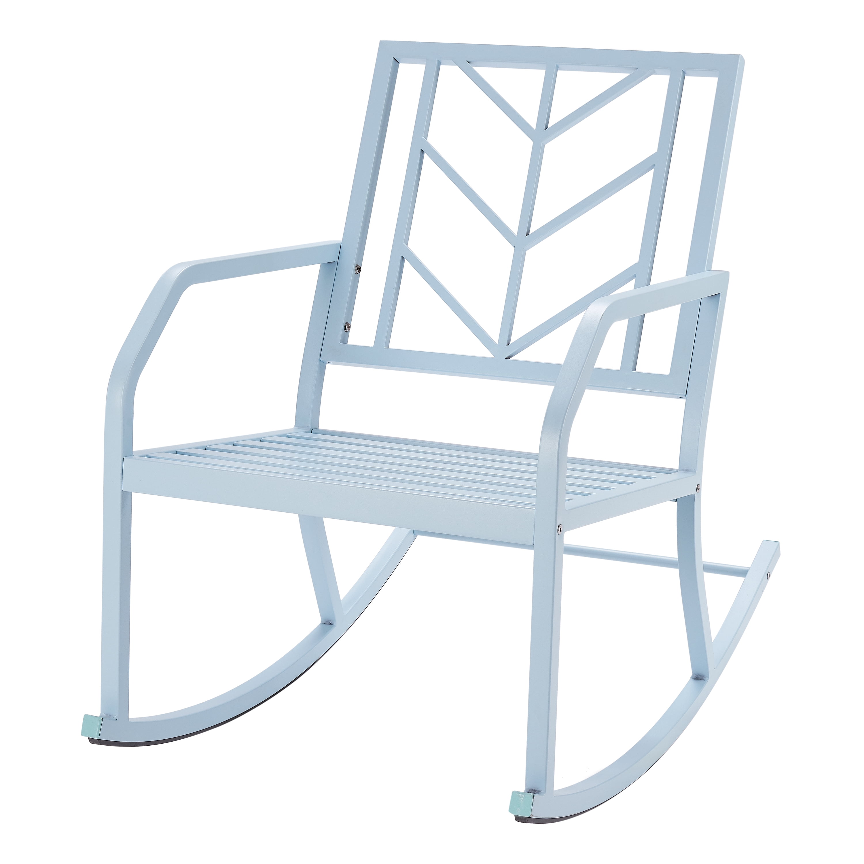 baby blue rocking chair