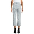 thumbnail image 3 of Time and Tru Women's High Rise Straight Crop Jean, 3 of 6