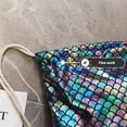 thumbnail image 5 of Baohd Drawstring Fish Scale Backpack for Ultra-light Casual Backpack Glitter Travel Bag, 5 of 5