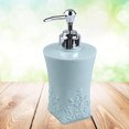 thumbnail image 4 of MasteelfCA 400 ml Rond Sculpté Rechargeable Vide Contenant en Plastique à Presser Bouteilles Distributeur de Crème Lotion pour Gel Douche Lave-Mains Bricolage, 4 of 8