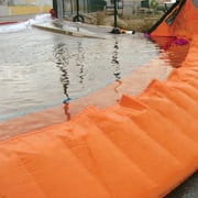 Quick Dam Water Force Portable Water Dam That Rises with the Flow of Water, 6in Height x 17ft Length