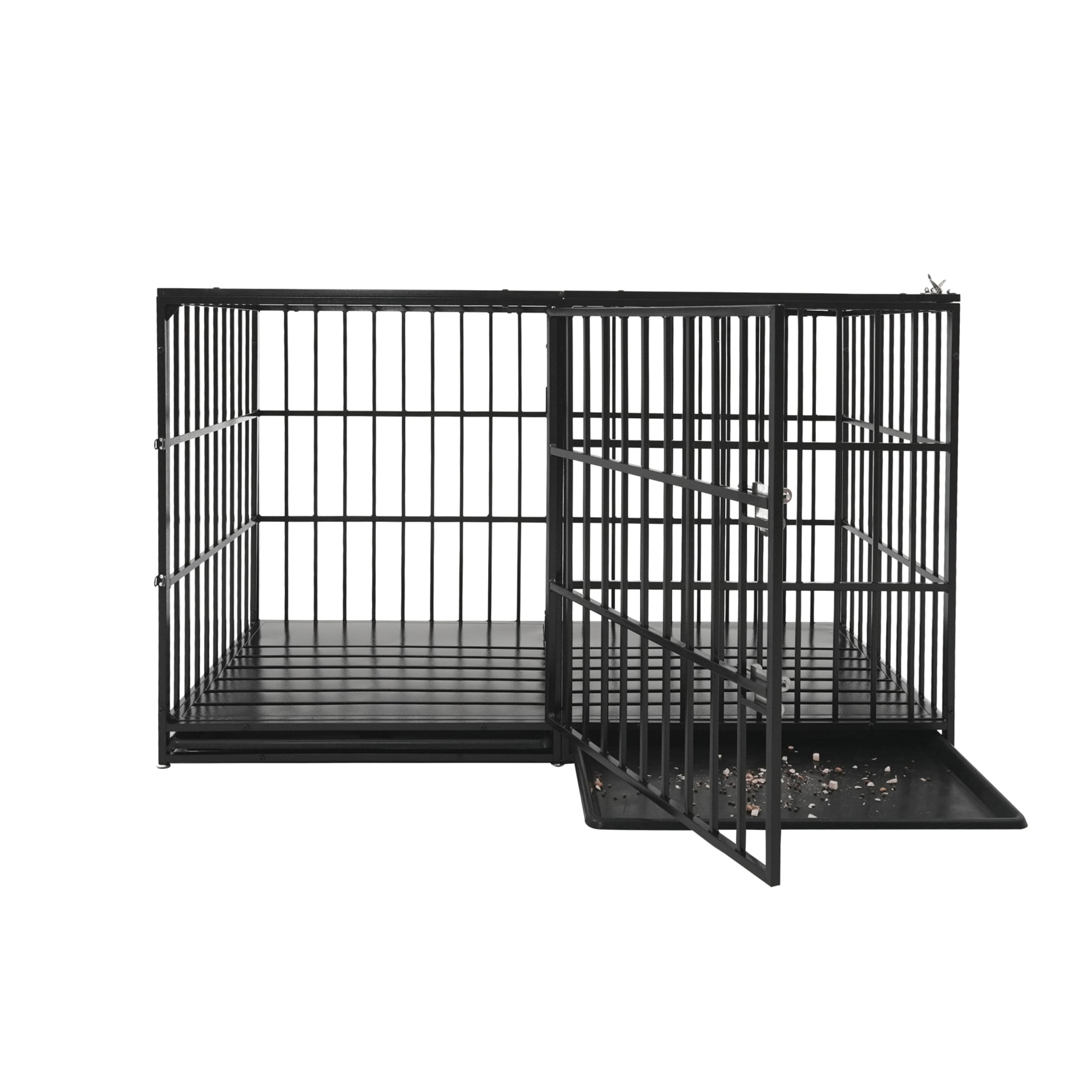 Jopath 61" Extra Large Heavy Duty Dog Crate Dog cage Strong Metal Dog Kennels and Pens Crates for Large Dogs