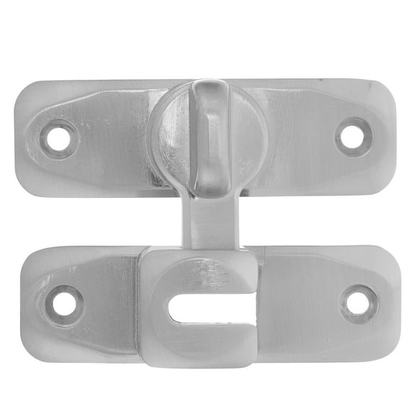 HEALEEP 1Set Silver Sliding Door Lock with Anti Theft Design and Rust Resistant Material