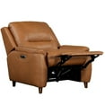 thumbnail image 3 of Pemberly Row Contemporary Leather Caramel Cream Power Recliner P2, 3 of 11