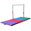 Junior PRO Gymnastics Kip Bar w/ Thick Folding Mat 8' / 10'