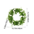 thumbnail image 3 of XGFHYJEH St Patricks Day Decorations, St Patricks Day Wreath, 15 Inch Shamrock Wreath for Front Door Wall Window, 3 of 6