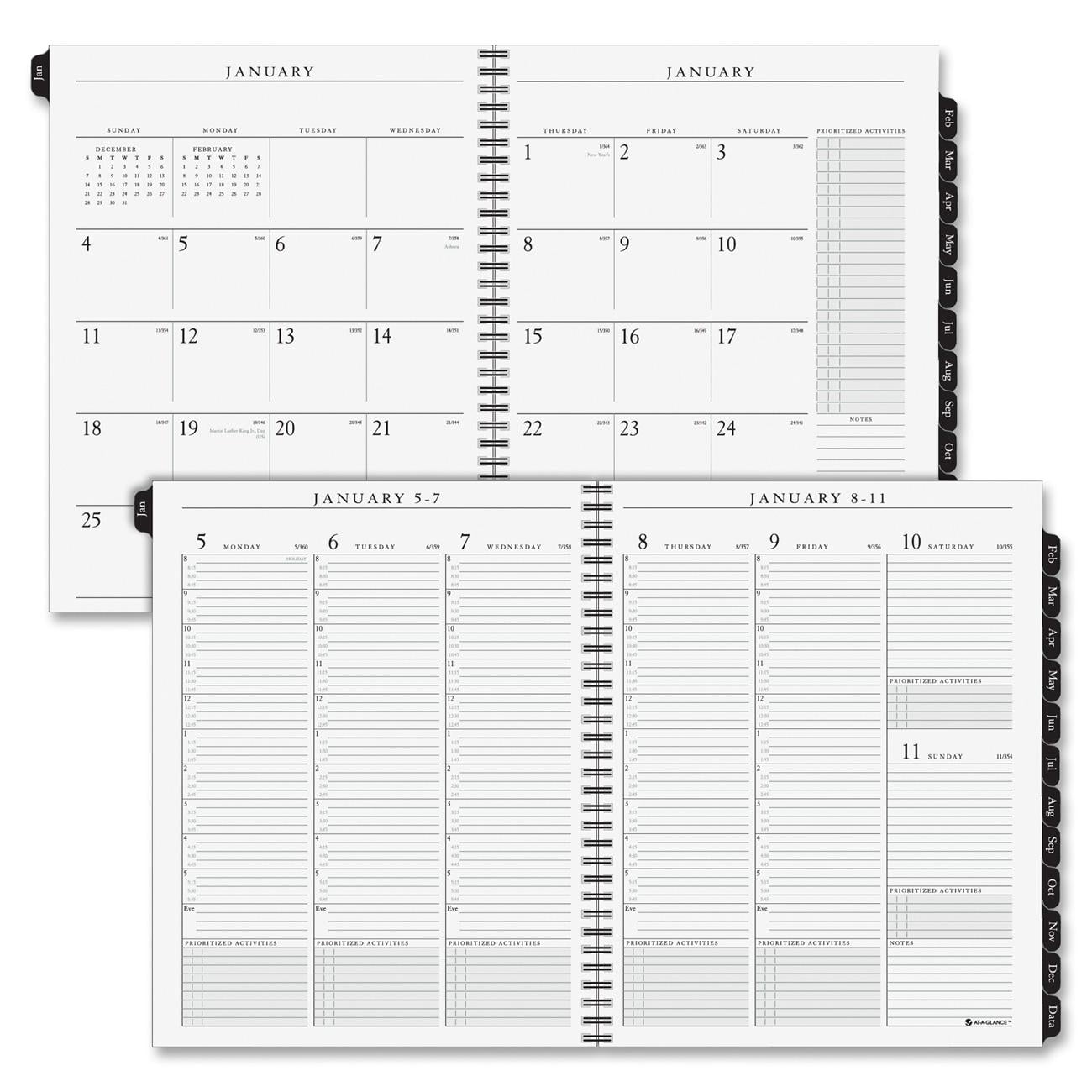 2021 Weekly & Monthly Planner Refill for 70-LX81-05 and 70-NX81 by AT-A-GLANC...