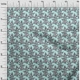 thumbnail image 2 of oneOone Cotton Flex Fabric Leaves & Floral Block Decor Fabric Printed BTY 40 Inch Wide, 2 of 4