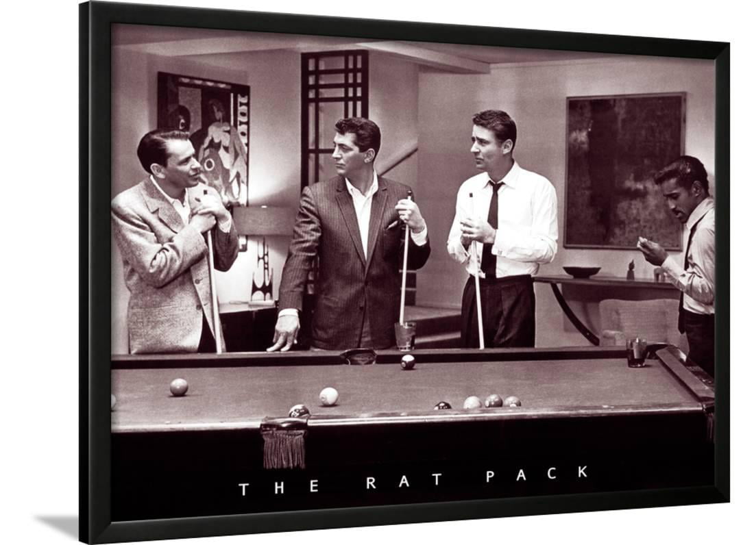 New The Rat Pack Shooting Pool 3D Poster Wall Art Decor Framed PrintPosters