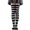 Gray+Black, variant on Striped Knee High Socks, Long Over the Knee Striped Stockings for Women Teen Girls Youth