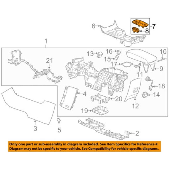 Chevrolet GM OEM 14-16 Malibu Center Console-Shift Indicator 22912121