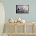 thumbnail image 4 of Stupell Industries Coastal Dawn Sunrise Pelican Black Floating Frame Canvas Art, 25 x 17, by D. Rust, 4 of 8