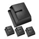 thumbnail image 5 of unbranded 4Ud Caja De Almacenamiento Adhesiva Para Con Organizador Negro Para Guardar Teléfono Y Objetos Pequeños, 5 of 8