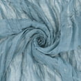 thumbnail image 4 of REGALWOVEN 6 Pack Table Runners Crinkle Fabric Table Banners for Party Home Decor Grey Blue 35'x118', 4 of 6