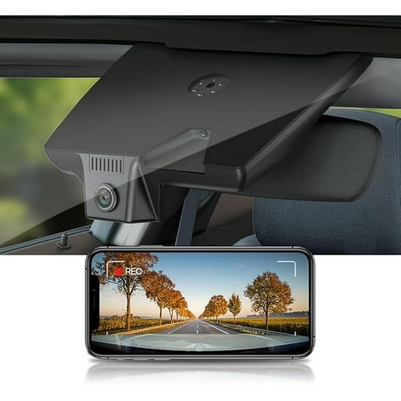 Fitcamx 4K Dash Cam Suitable for Hyundai Sonata 2020-2023 SE SEL Plus Limited N Line & Hybrid (Part No#L1000), 64GB Card