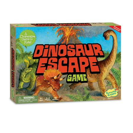 Dinosaur Escape Award Winning Cooperative Game of Logic and Luck for Kids, Dinosaur Escape is the award winning game where kids help the three dinosaurs.., By Peaceable (Best Of Luck Games)