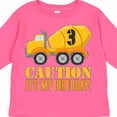 thumbnail image 4 of Inktastic 3rd Birthday Construction Truck, Cement Mixer 3 Years Old Boys Long Sleeve Toddler T-Shirt, 4 of 5