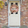 thumbnail image 3 of Easter Artificial Lavender Rabbit Wreath Flower  Green Leaves Summer Fall, 3 of 3