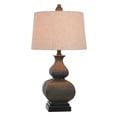 thumbnail image 7 of Berkshire Table Lamp - Brown Finish - White Hardback Fabric Shade - Style B, 7 of 7