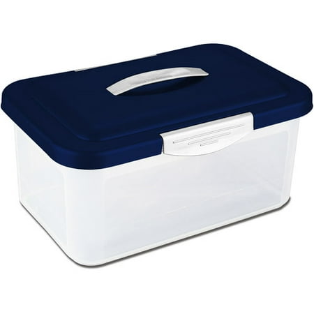 Sterilite Medium Showoff Box with Handle, Set of 6