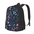 thumbnail image 1 of Easygdp Colorful Flowers Mochila de Gran Capacidad Minimalista Ideal para Escuela, Viajes y Uso Diario, 1 of 6