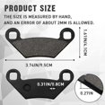 thumbnail image 3 of Pastillas de freno SOLLON para Polaris Sportsman 500-1000 XP, 3 of 7