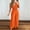 Orange, variant on Sentmoon Overalls Women Sleeveless Plus Size Rompers for Curvy Women Solid Color Regular Fit Jumper for Women Summer for Business and Casual S-2XL