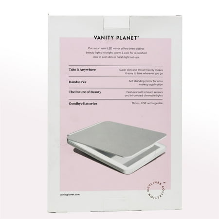 Vanity Planet Mini Pose LED Compact Travel Mirror