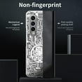 thumbnail image 6 of Samsung Galaxy Z Fold 4 Case with Screen Protector, Fold 4 Case with Hinge Protection + Mechanical Legend Plating Texture Luxury Crystal Clear Case for Galaxy Z Fold 4 (Gold), 6 of 16