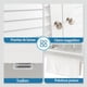 thumbnail image 4 of Armario de Baño con Espejo, Armario de Pared, Botiquín Baño con Espejo,Armario de Almacenamiento Montado en la Pared con Barra para Toallas, Armario de Baño de 3 Niveles 60*20*70cm(Blanco), 4 of 9