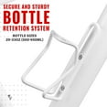 thumbnail image 6 of PRO BIKE TOOL Bike Bottle Holder White Gloss – Tubular Design & Strong Finish, 6 of 7
