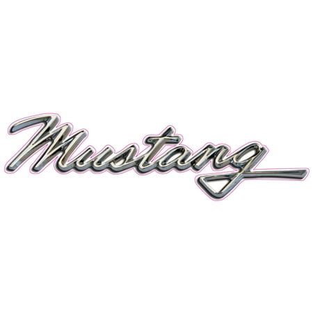 mustang script decal states united shipping stickers decals