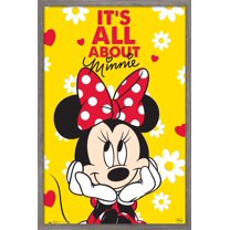 Disney Minnie Mouse - Classic Wall Poster, 22.375" x 34", Framed