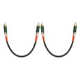 thumbnail image 3 of RCA Cable, RCA To RCA Sound Cable Brass Wire Male To Male For Home Stereo Sound System For TV For Amplifier, 3 of 8