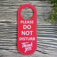 thumbnail image 1 of Bgsha Door Hanger Tags PU Leather Cleaning Label Do Not Disturb Signs Double-sided, 1 of 8