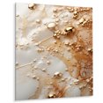 Designart "White and gold champagne flow II In White and Gold"Champagne