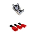thumbnail image 1 of koolsoo 3 Pcs Couvre-Chef de Club de Golf à Long Cou Couvre-Chef en Bois et Pince pour Chapeau de Chat Rouge, 1 of 9