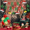 thumbnail image 3 of Christmas Birthday Party Supplies Christmas Balloons Red Green Merry Birthday Banner Christmas Theme Garland Cake Toppers for Xmas Eve Decor Winter Party Merry Birthday Decorations, 3 of 6