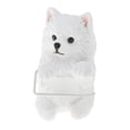 thumbnail image 4 of Portarrollos de papel higiénico con forma de perro, creativo, para montar en la pared Samoyedo, 4 of 9