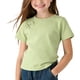 thumbnail image 1 of Blusas y camisas de manga corta con cuello redondo para niños, primavera y verano, color liso, manga corta, cuello redondo, camiseta para niños, parte superior de poliéster para niños, 1 of 6