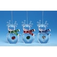 thumbnail image 2 of Crystal Deer Christmas Figurine Ornaments - 3.5" - Set of 6, 2 of 2