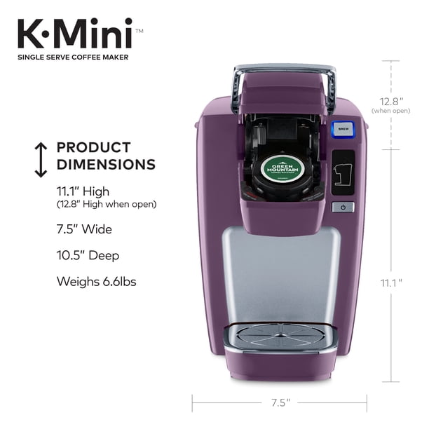 Keurig Classic Series K15 - Coffee machine - black plum - Walmart.com