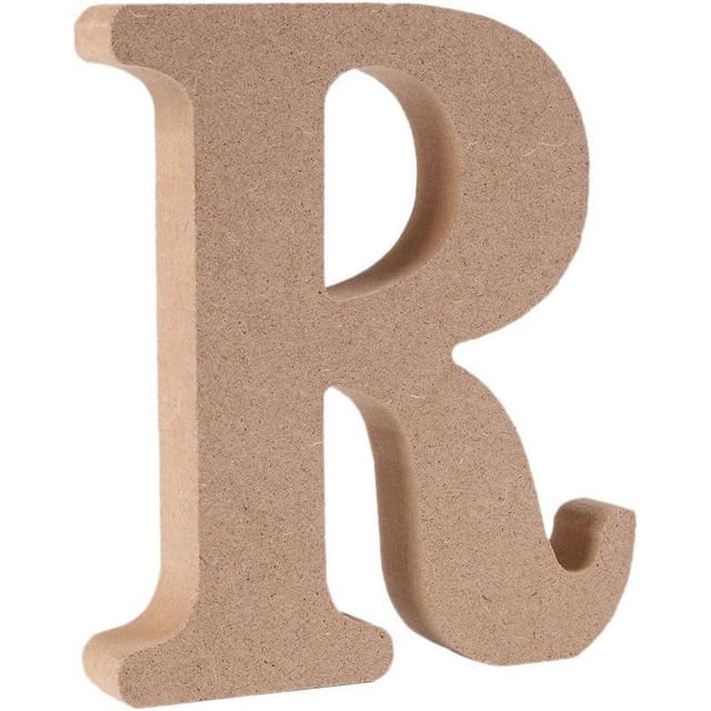 Letras Decorativas de Madera (R) Vevor Color Original 26 Alfabeto Opcional para Decoración de Hogar y Fiesta